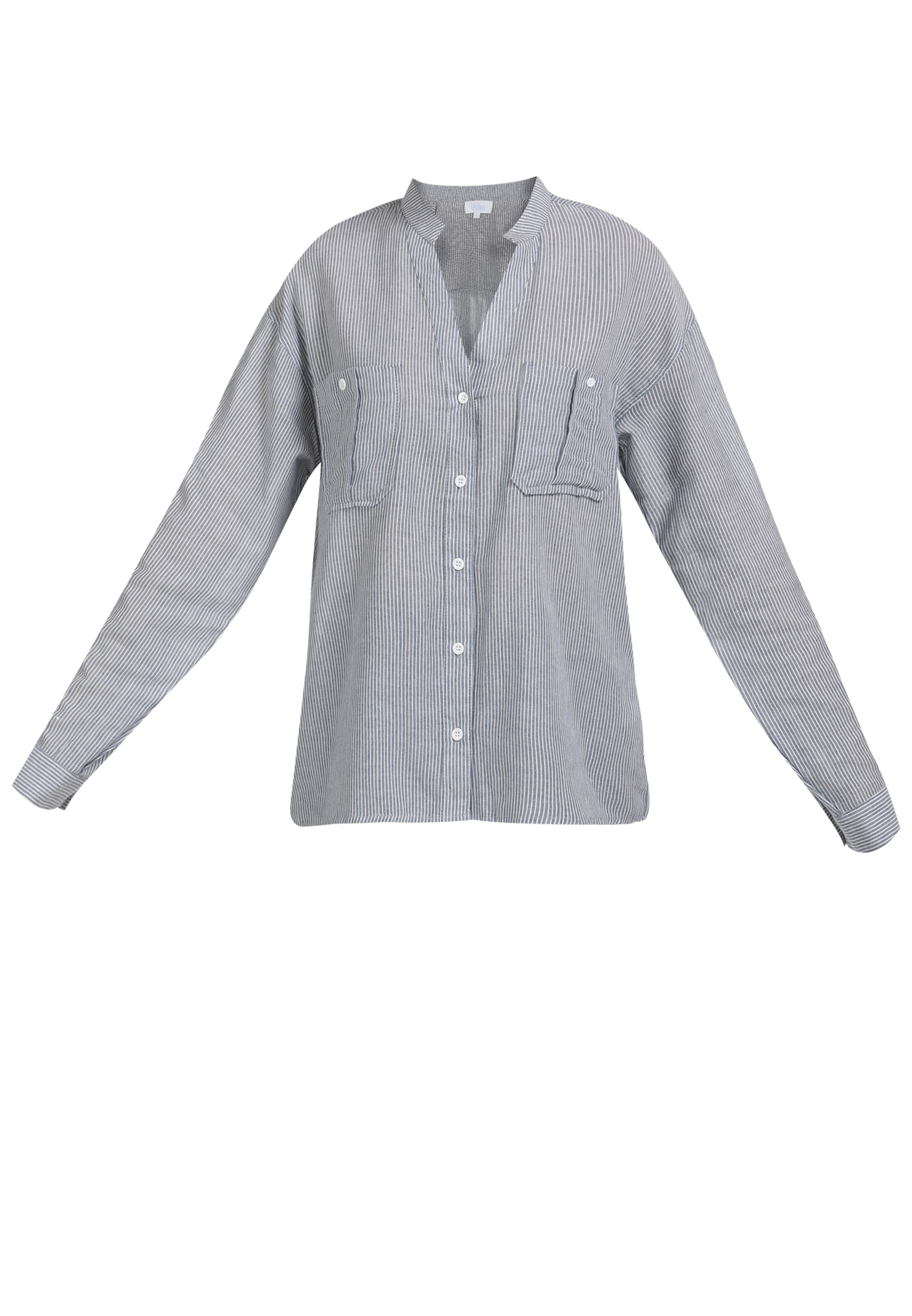 Chemisier usha BLUE LABEL en bleu : devant