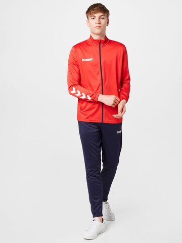 Hummel Tracksuit in Blue: front