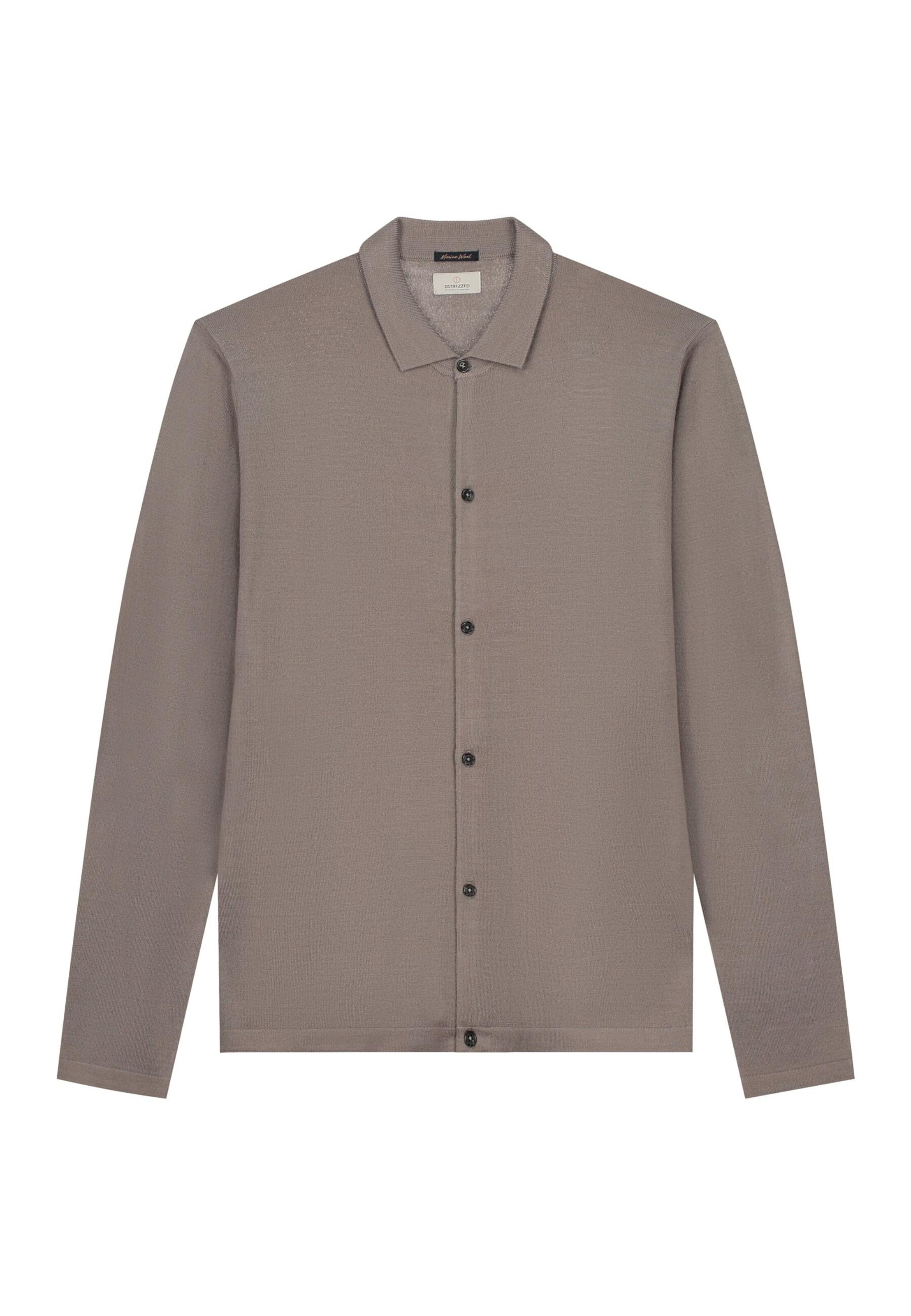 Dstrezzed Regular Fit Hemd 'Destin' in Braun: Vorderseite