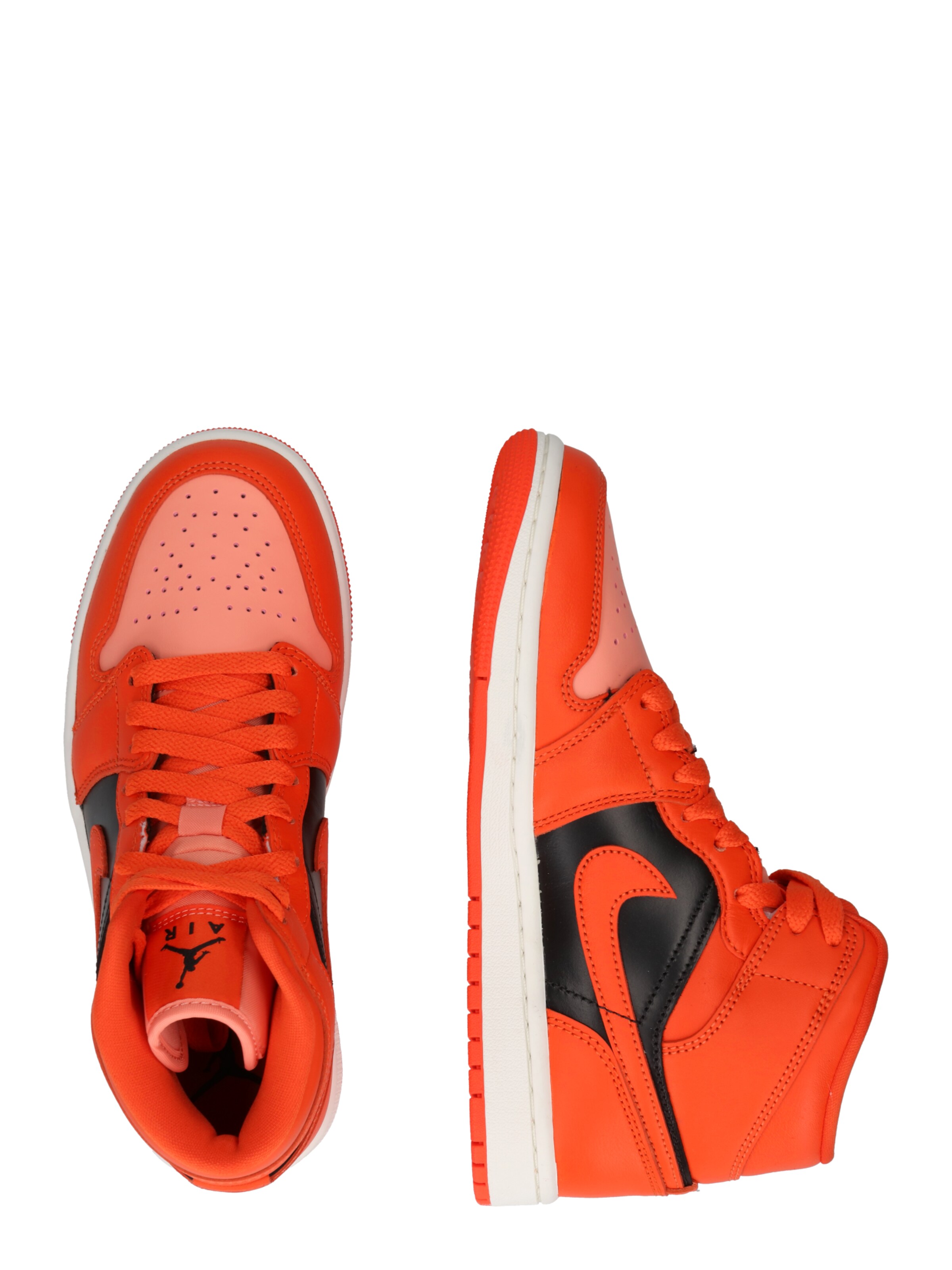 Jordan Кроссовки на платформе 'AIR JORDAN 1 MID SE' в Красный