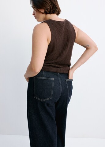 Wide leg Jeans 'CATHERIN' de la MANGO pe albastru