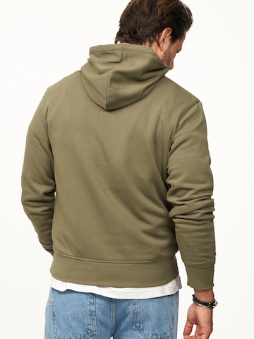 JACK & JONES Sweatshirt 'JJINFINITYHOOD' in Green