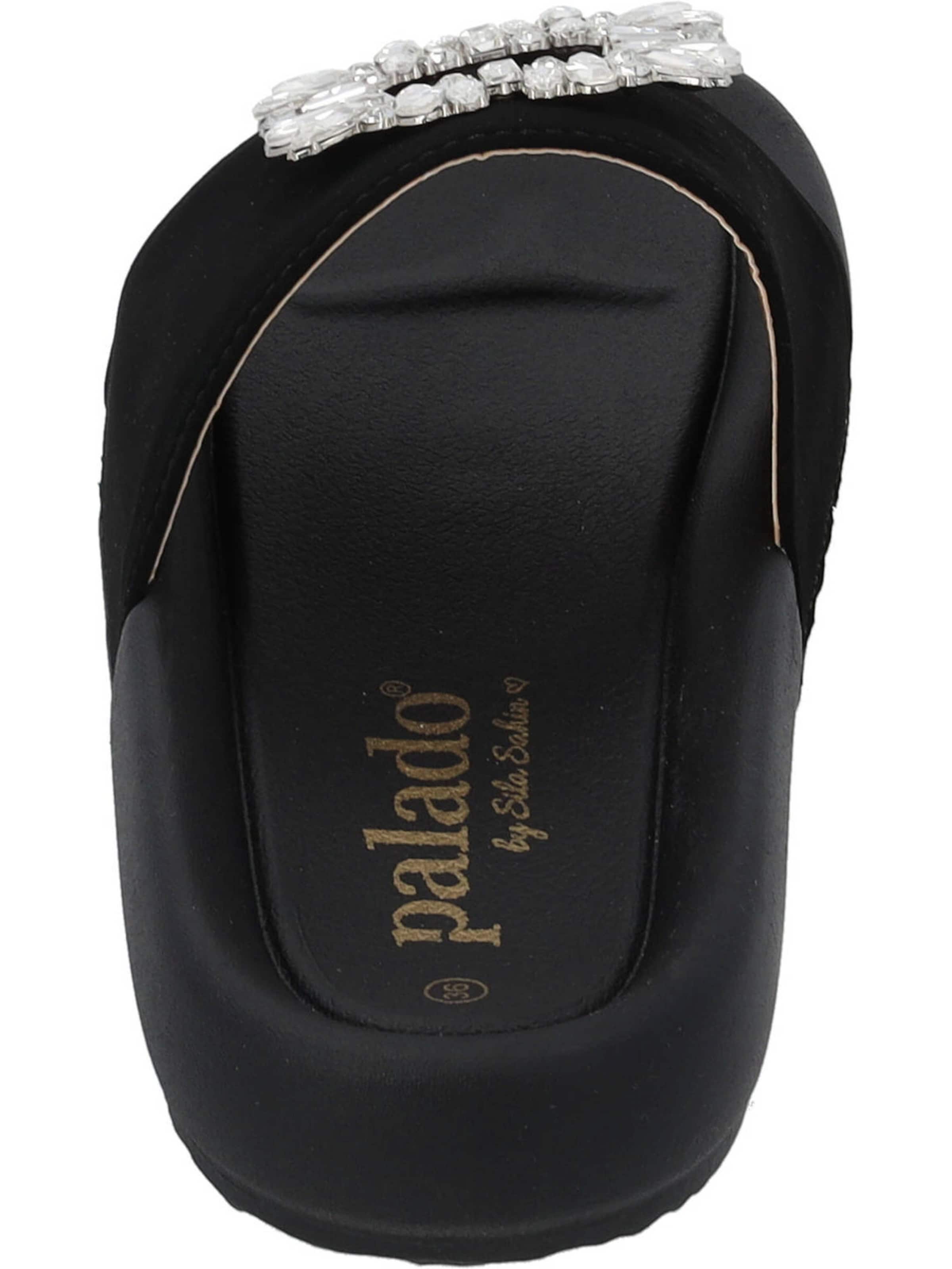 Palado by Sila Sahin Pantofle 'Rocib' – černá