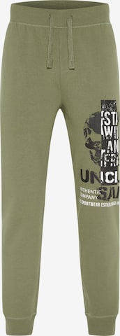 UNCLE SAM Pants in Green: front