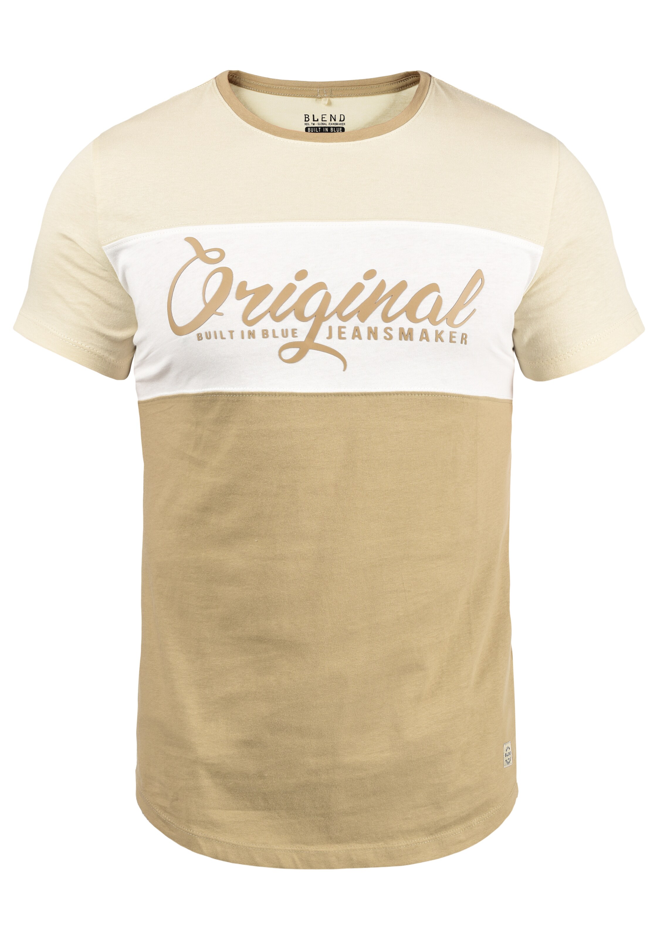 BLEND Shirt 'NERO' in Beige: front