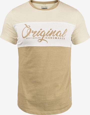 BLEND Rundhalsshirt 'NERO' in Beige: predná strana