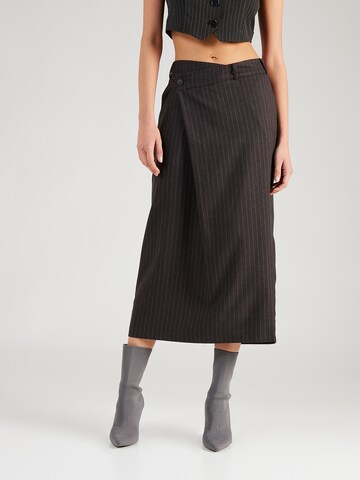 TOPSHOP Rock in Grau: Vorderseite