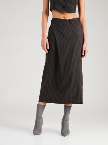 TOPSHOP Rok in Grijs: voorkant