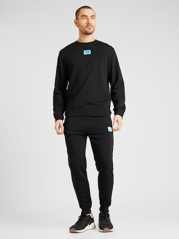 HUGO - Sweatshirt 'Diragol' em preto