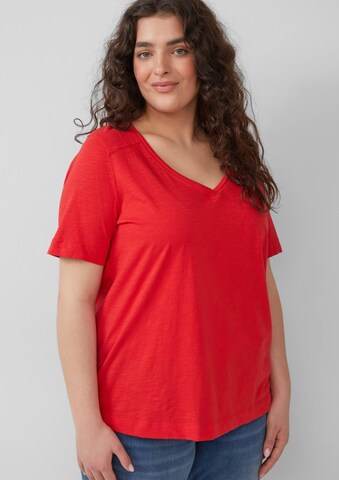 s.Oliver Shirt in Rood: voorkant