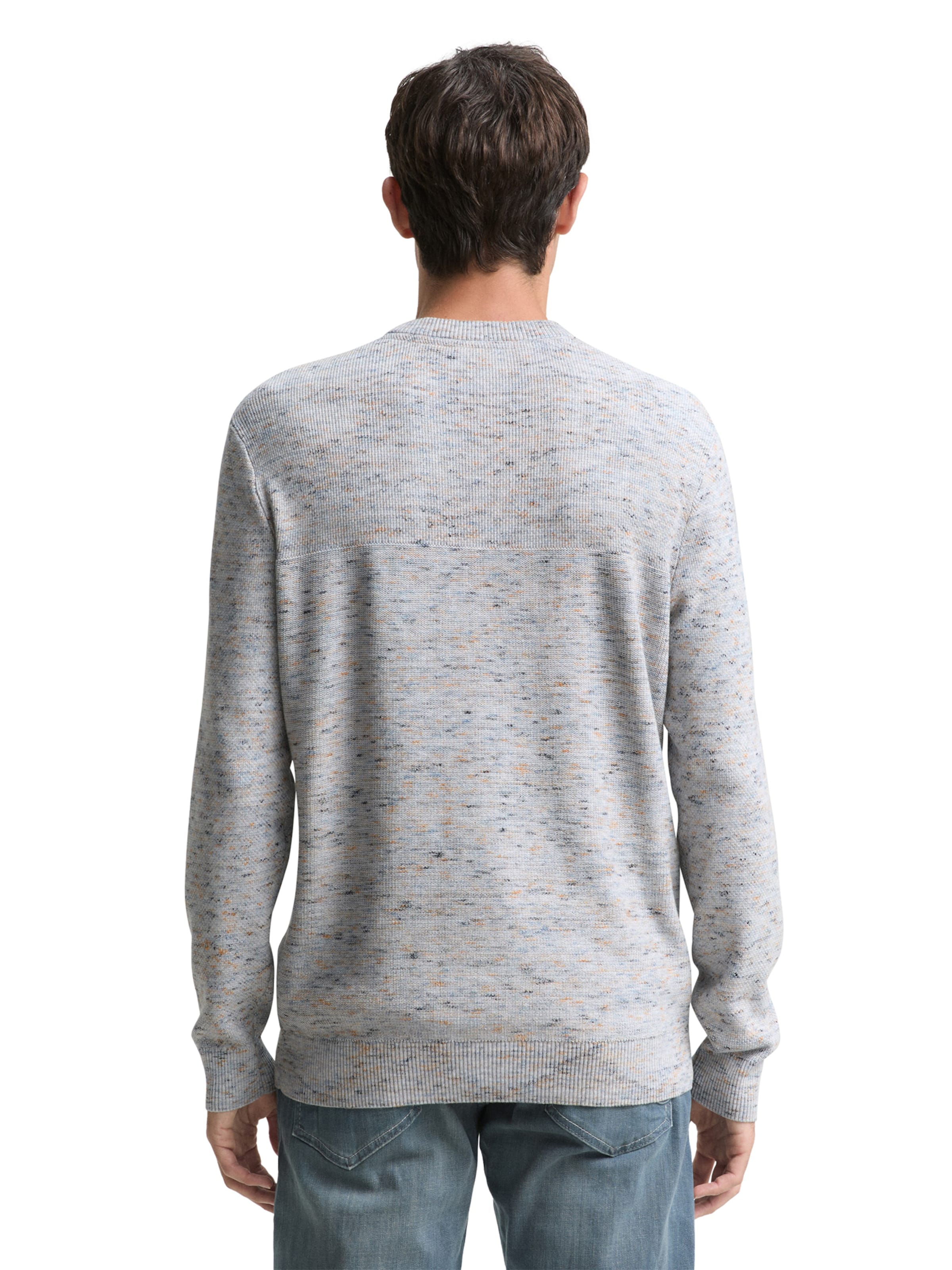 TOM TAILOR Pullover in Grau