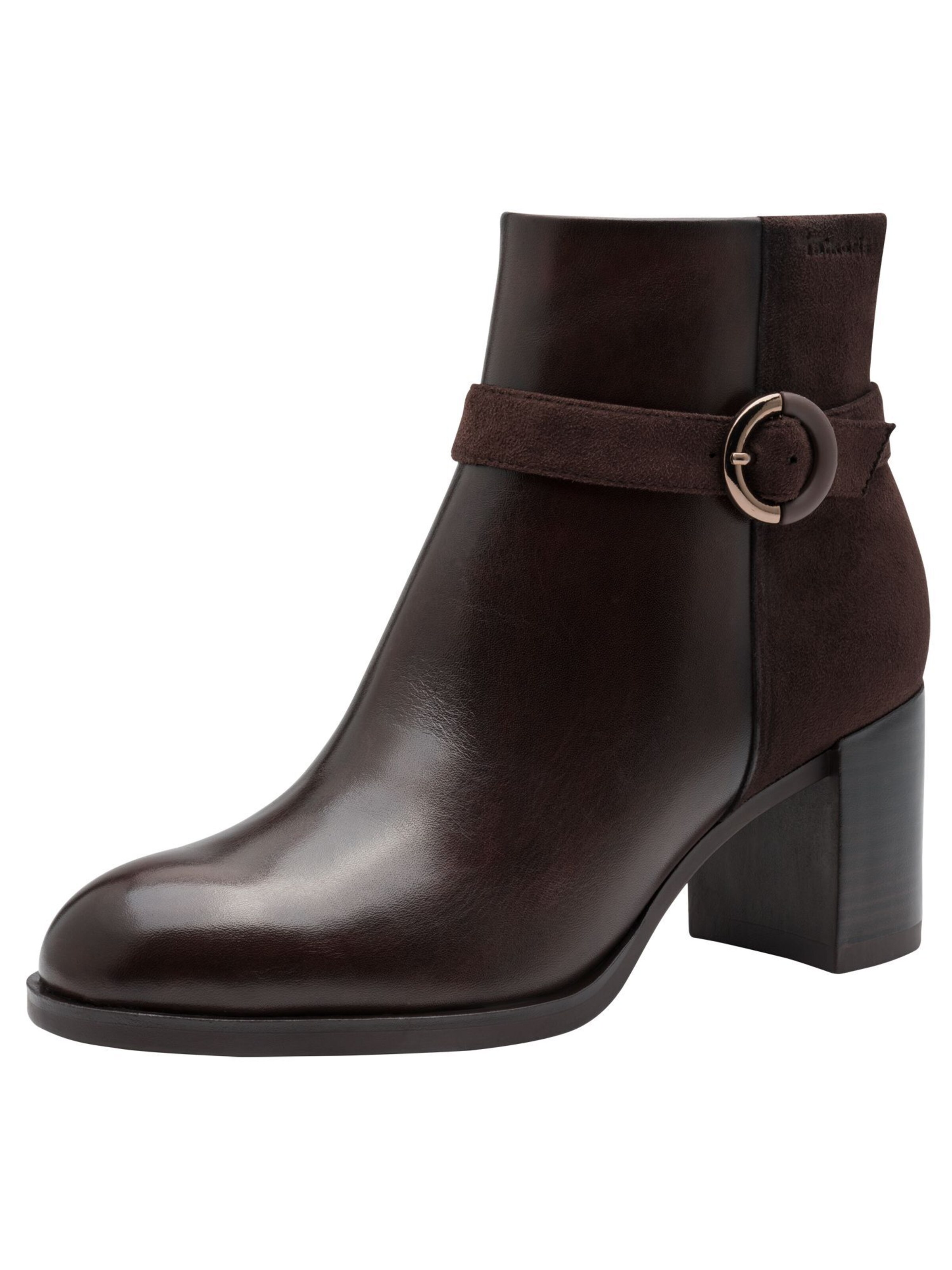 Bottines Tamaris en marron : devant