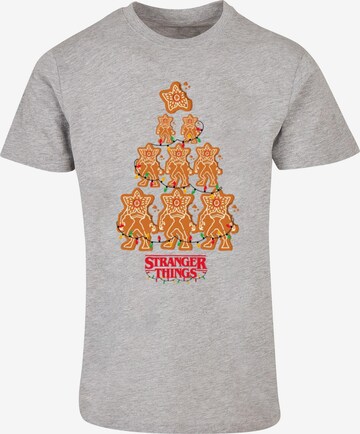 T-Shirt ' Stranger Things - Gingerbread' ABSOLUTE CULT en gris : devant