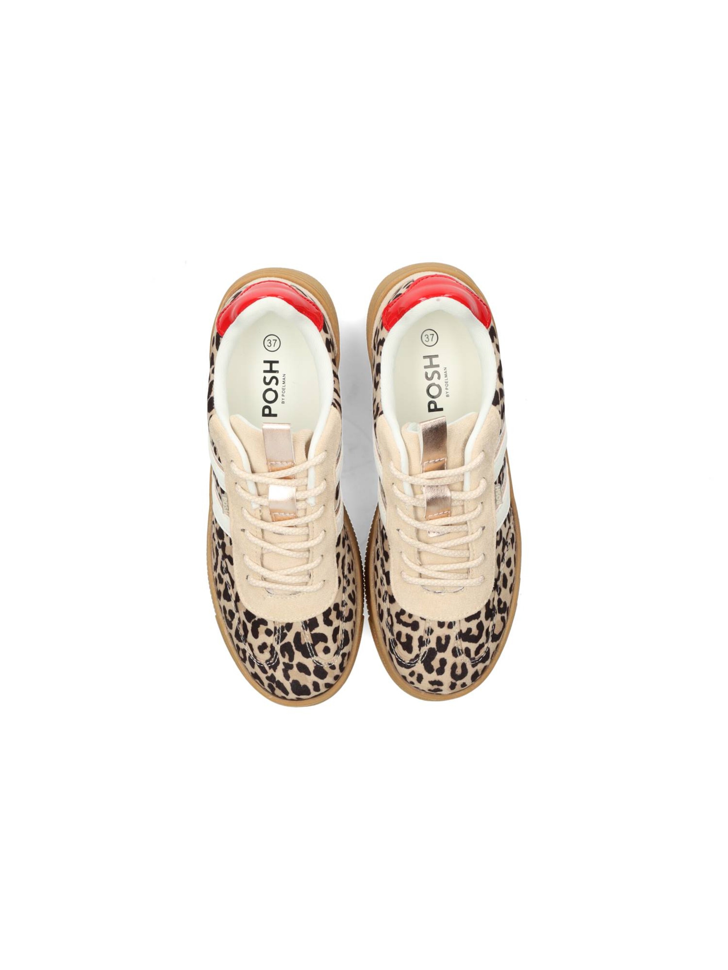 POSH by Poelman Platform trainers in Beige