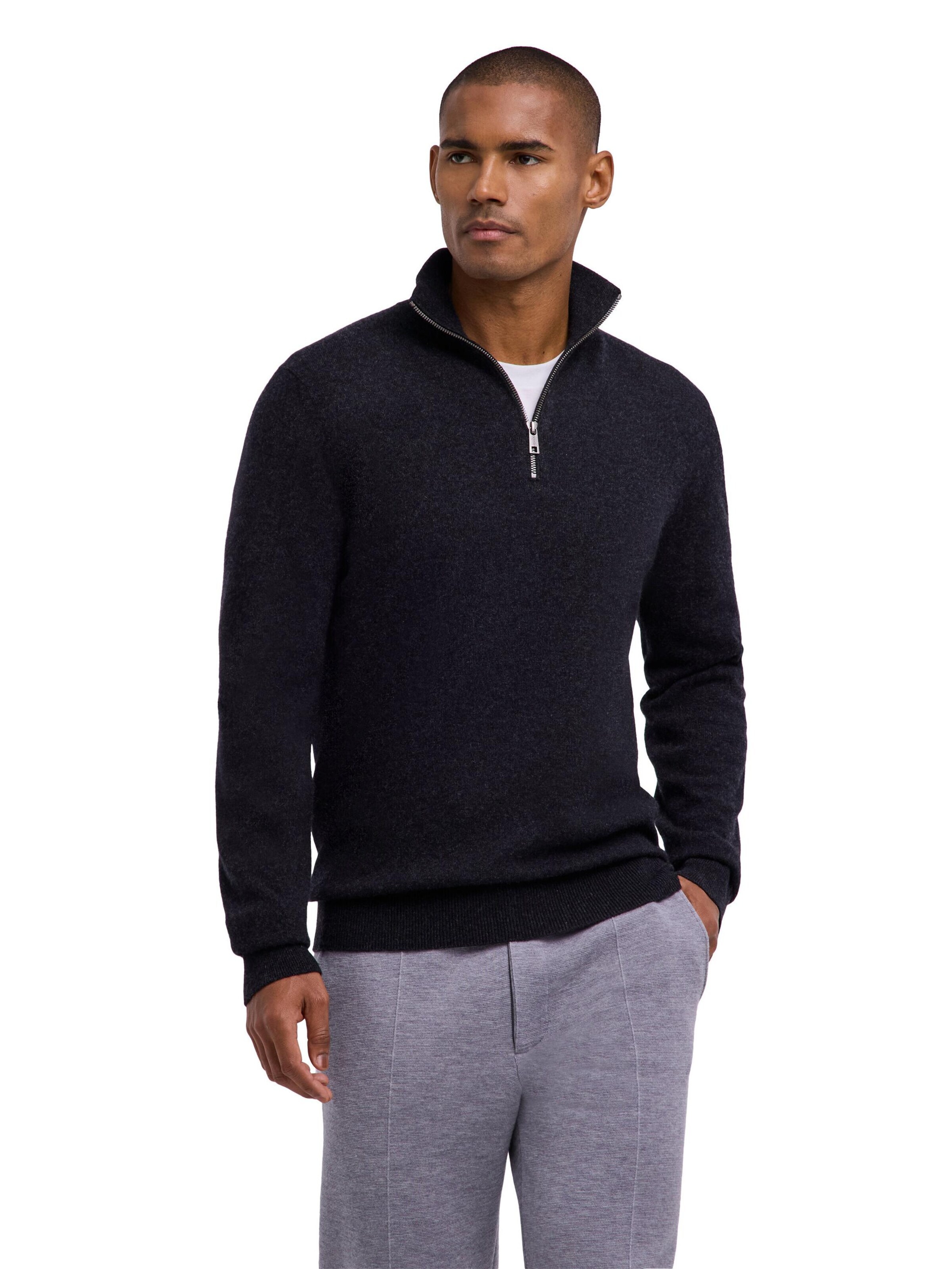 FALKE Pullover 'Pure Cashmere'‌‌‌‌‌‌‌ in Grau: Vorderseite