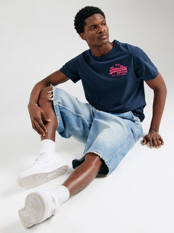 Superdry Футболка в Синий