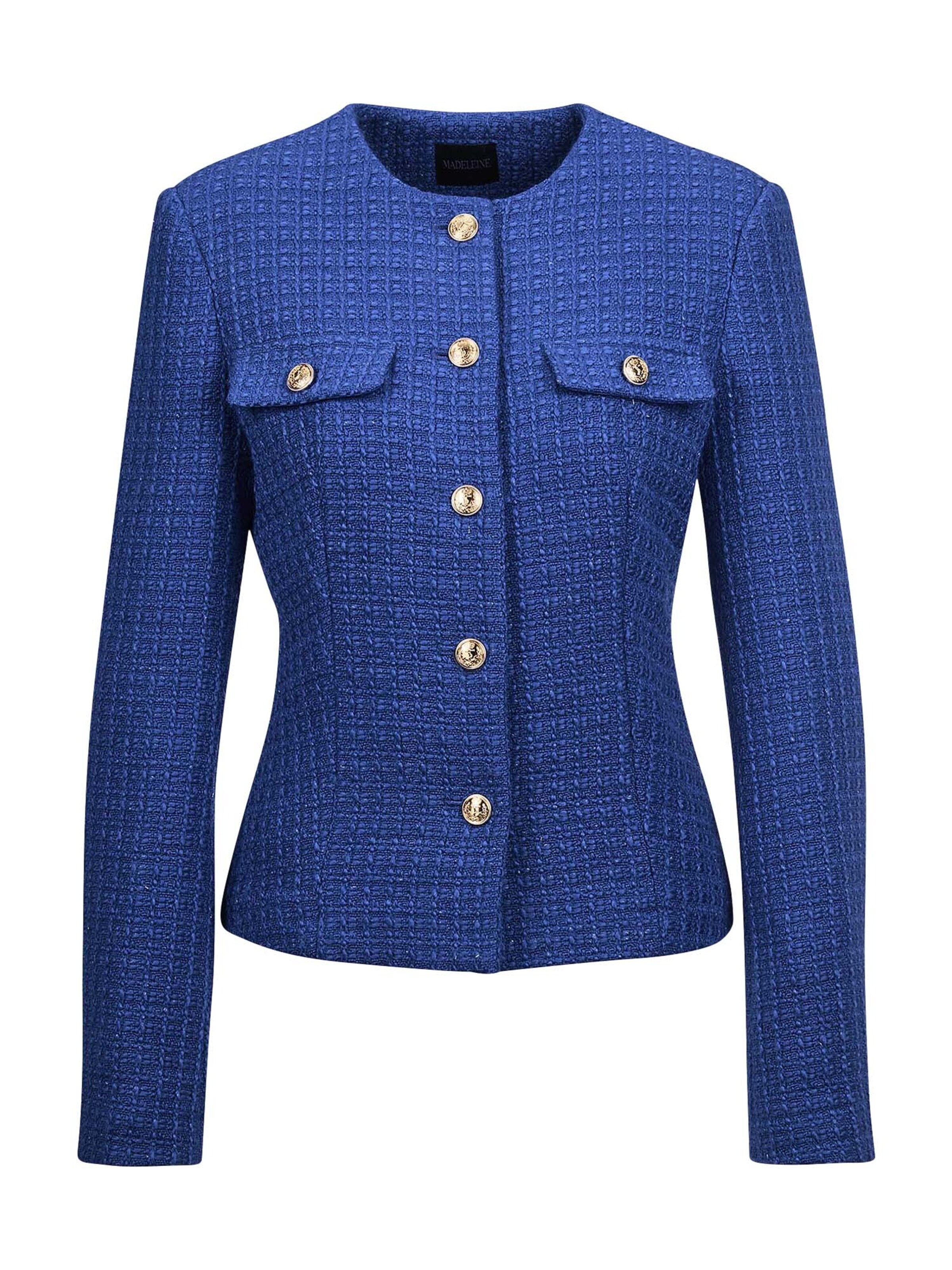 MADELEINE Blazer in Blau: Vorderseite