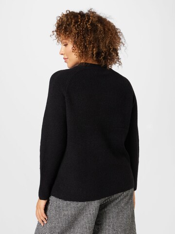 PIECES Curve Pullover 'Ellen' in Schwarz