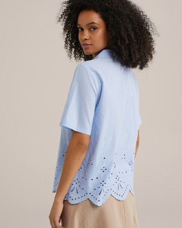 WE Fashion Bluse i blå