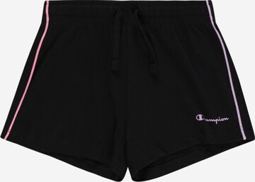 Champion Authentic Athletic Apparel Pants in Black: front