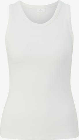 s.Oliver BLACK LABEL Top in White: front