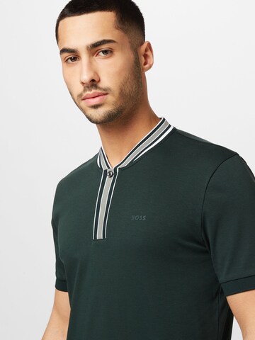 Tricou 'Pratt 10' de la BOSS Black pe verde