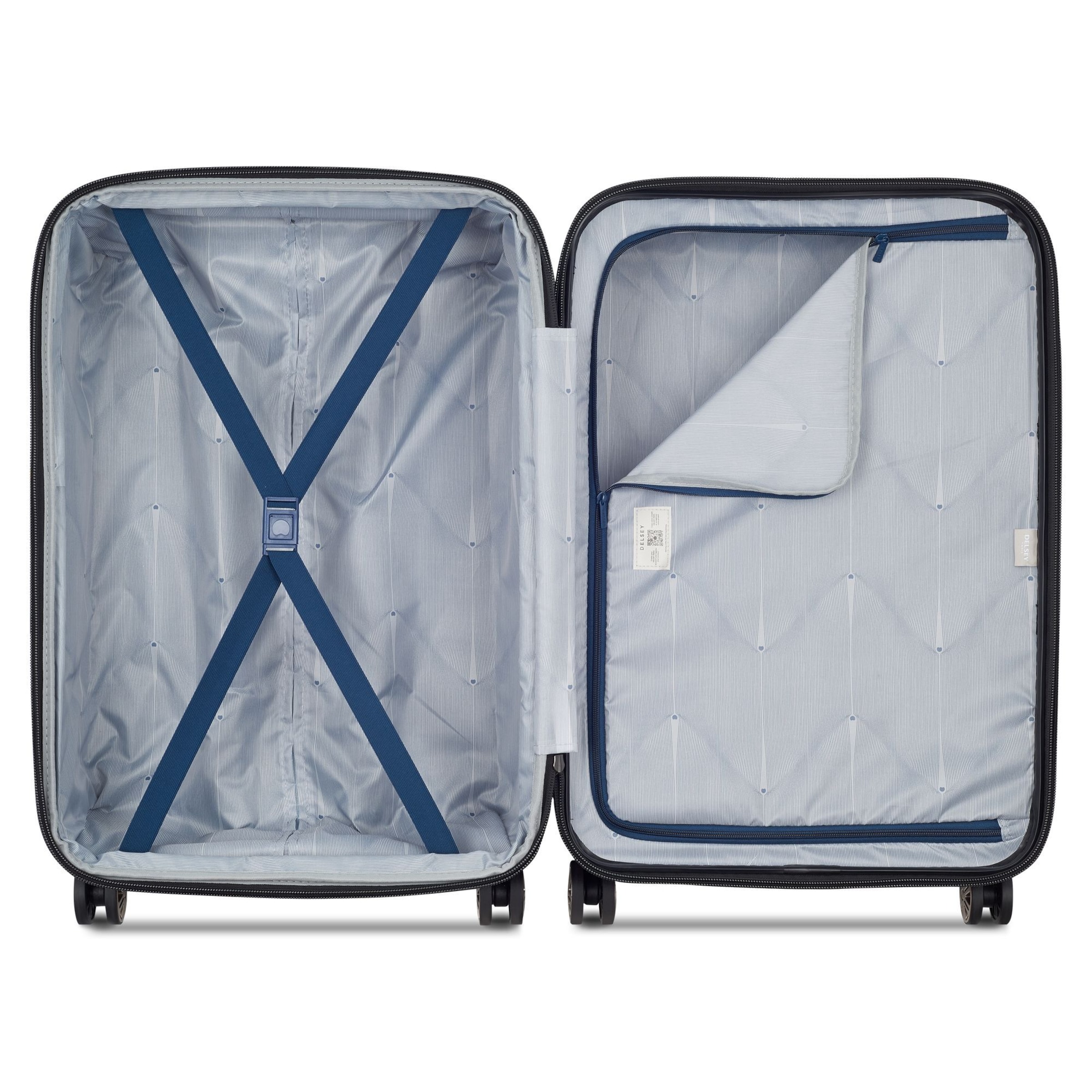 Delsey Paris Trolley 'Meteor' in Blauw