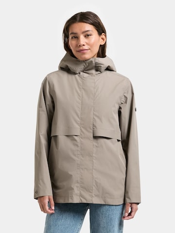 Didriksons Outdoorjas 'Elsa' in Grijs: voorkant