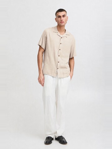 Fit confort Chemise ' SDPABLO ' !Solid en beige : devant