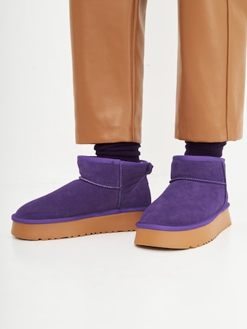 CESARE GASPARI Snow Boots in Purple