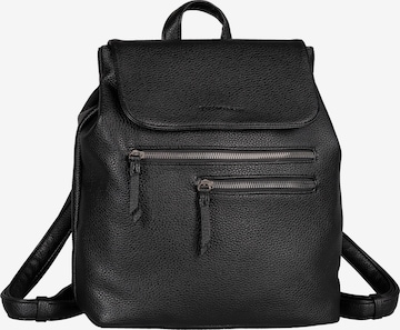 TOM TAILOR Reppu 'Winona' värissä musta: etupuoli