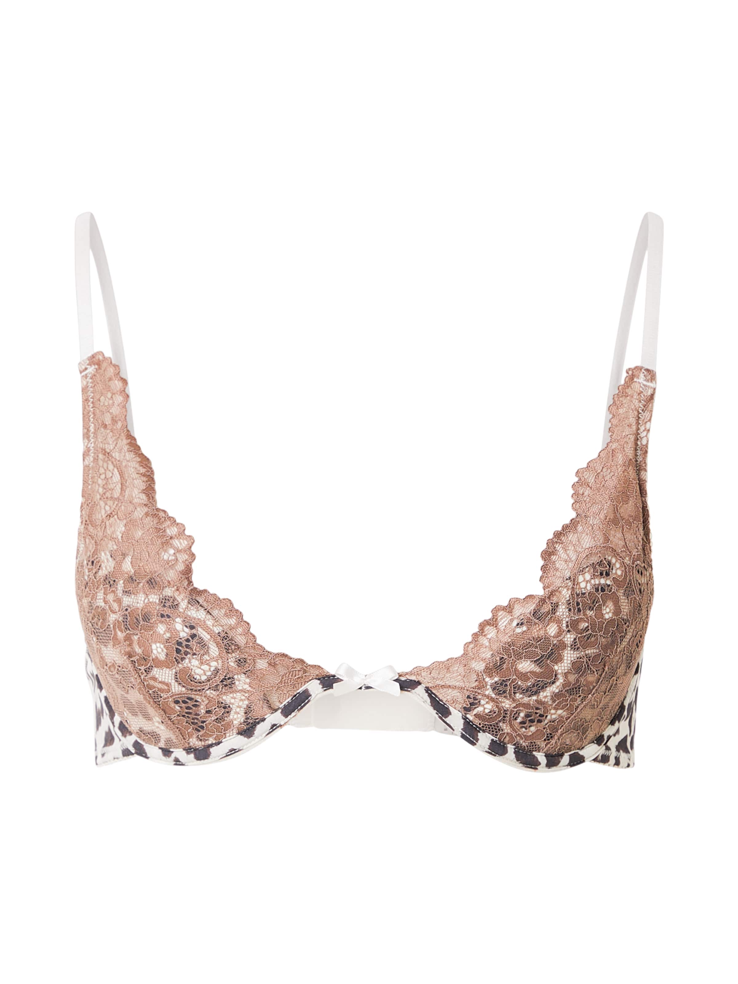 WILD LOVERS Бюстье Бюстгальтер 'ANOUK' в Коричневый: спереди