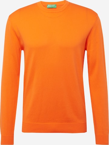 Pull-over UNITED COLORS OF BENETTON en orange : devant