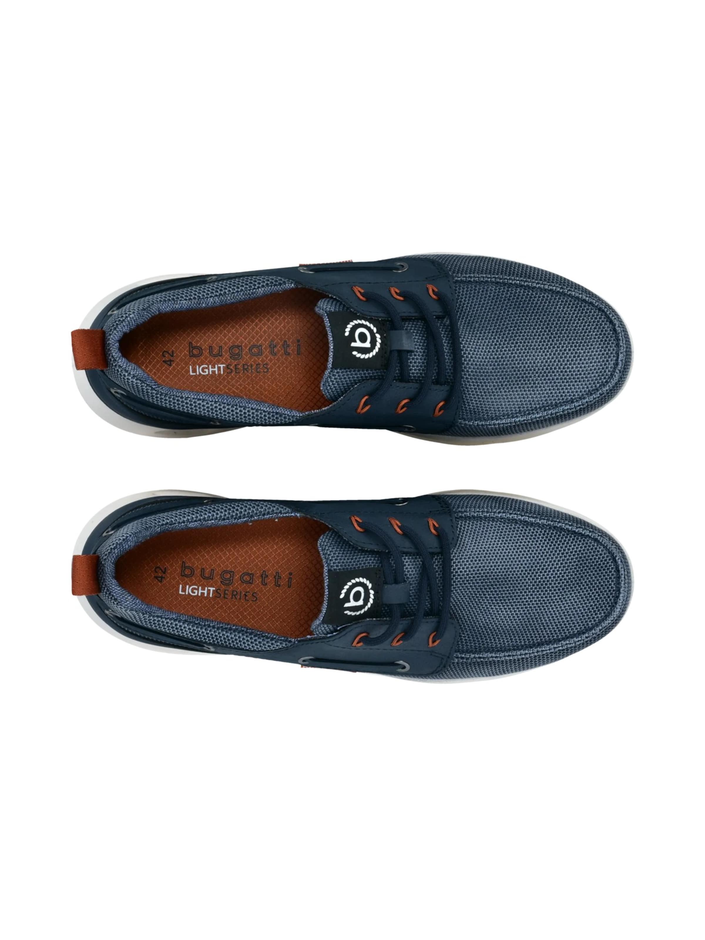 Baskets basses bugatti en bleu