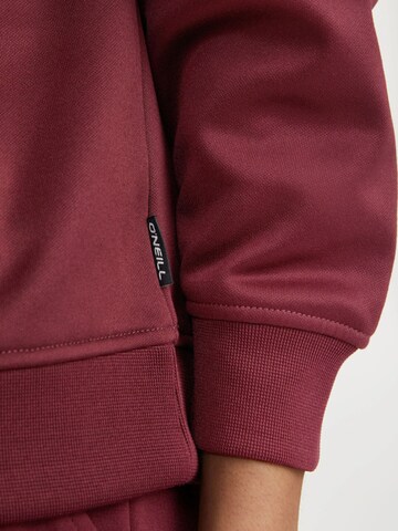 O'NEILL - Sudadera con cremallera 'O'Neill Rutile Hoodie Fleece' en rojo