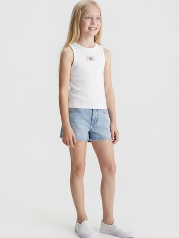 Calvin Klein Jeans Top in White: front