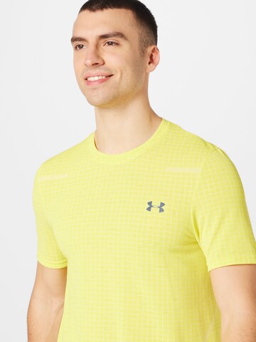UNDER ARMOUR Funkcionalna majica | rumena barva