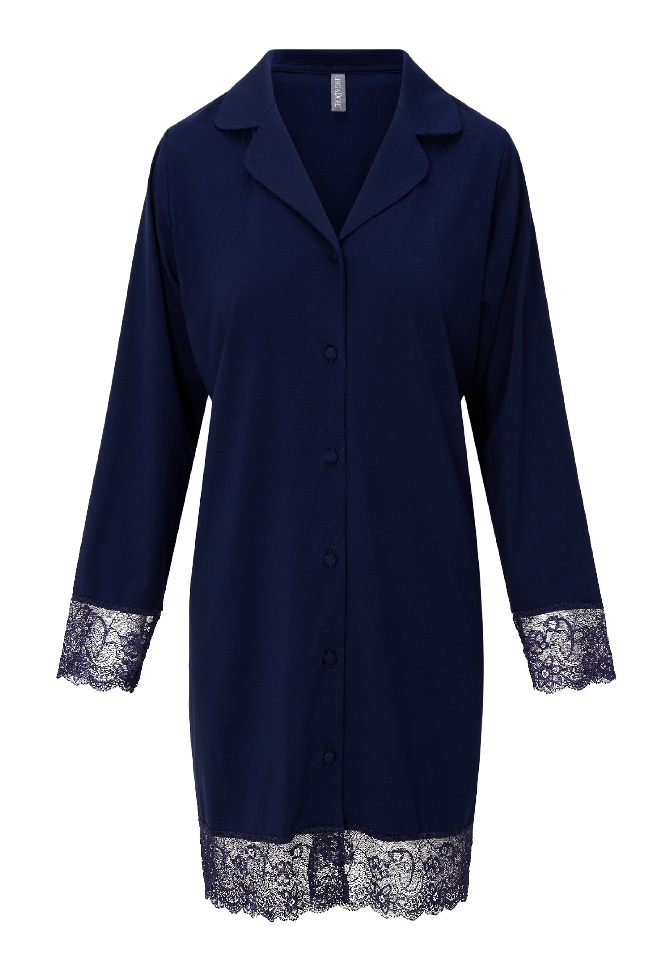 LingaDore - Camiseta para dormir en azul: frente