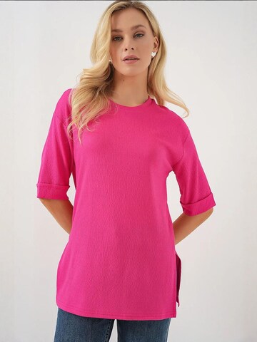 Bigdart Shirt in Roze: voorkant