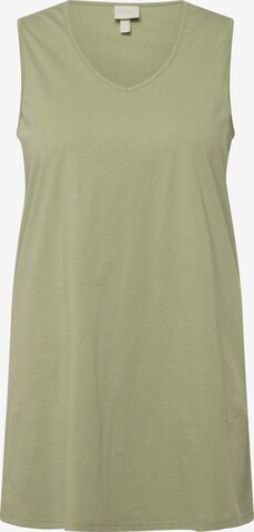 Ulla Popken Shirt in Groen: voorkant