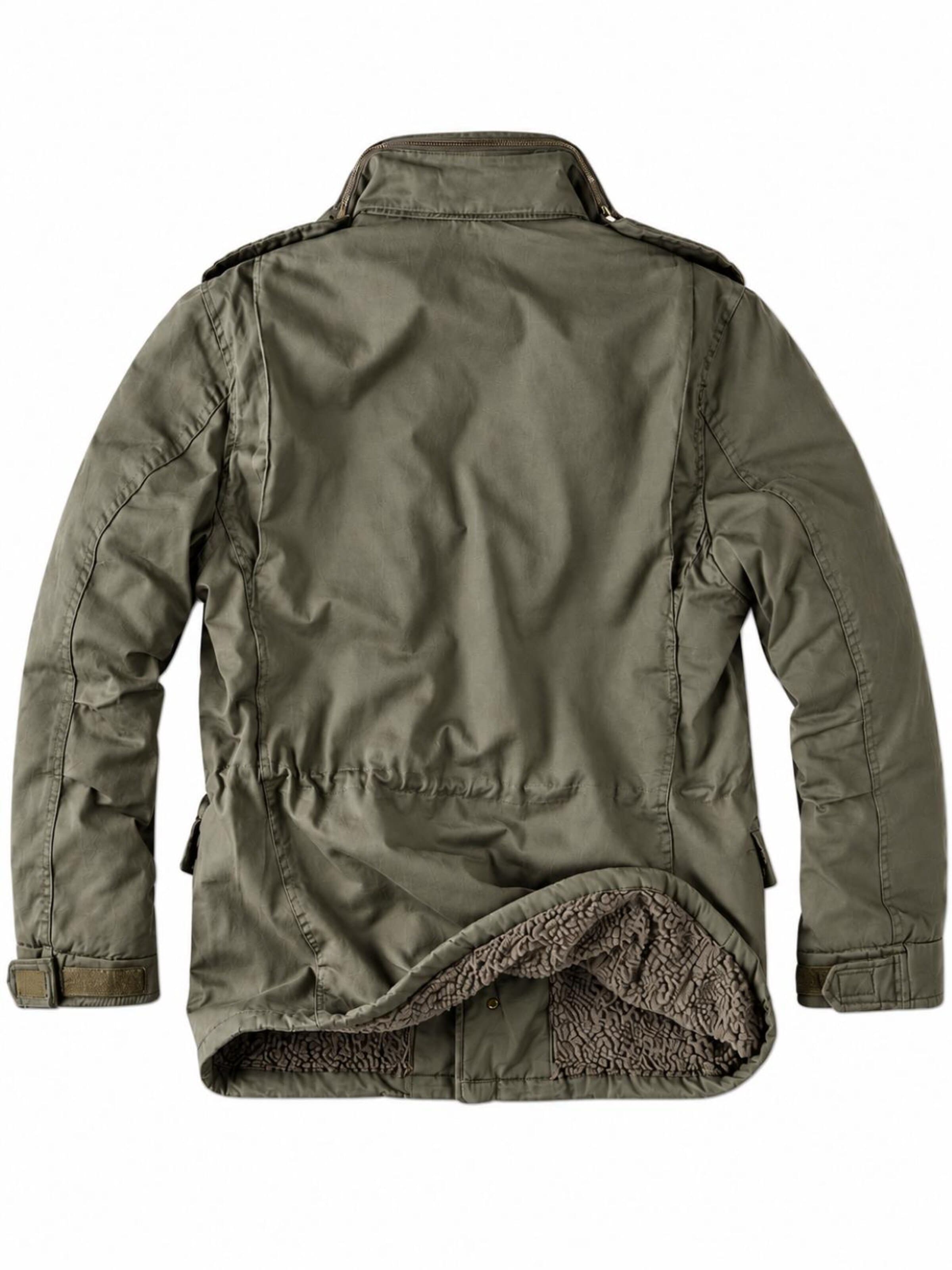 FALKENSTEJN Between-seasons parka 'Surplus Parka' in Green
