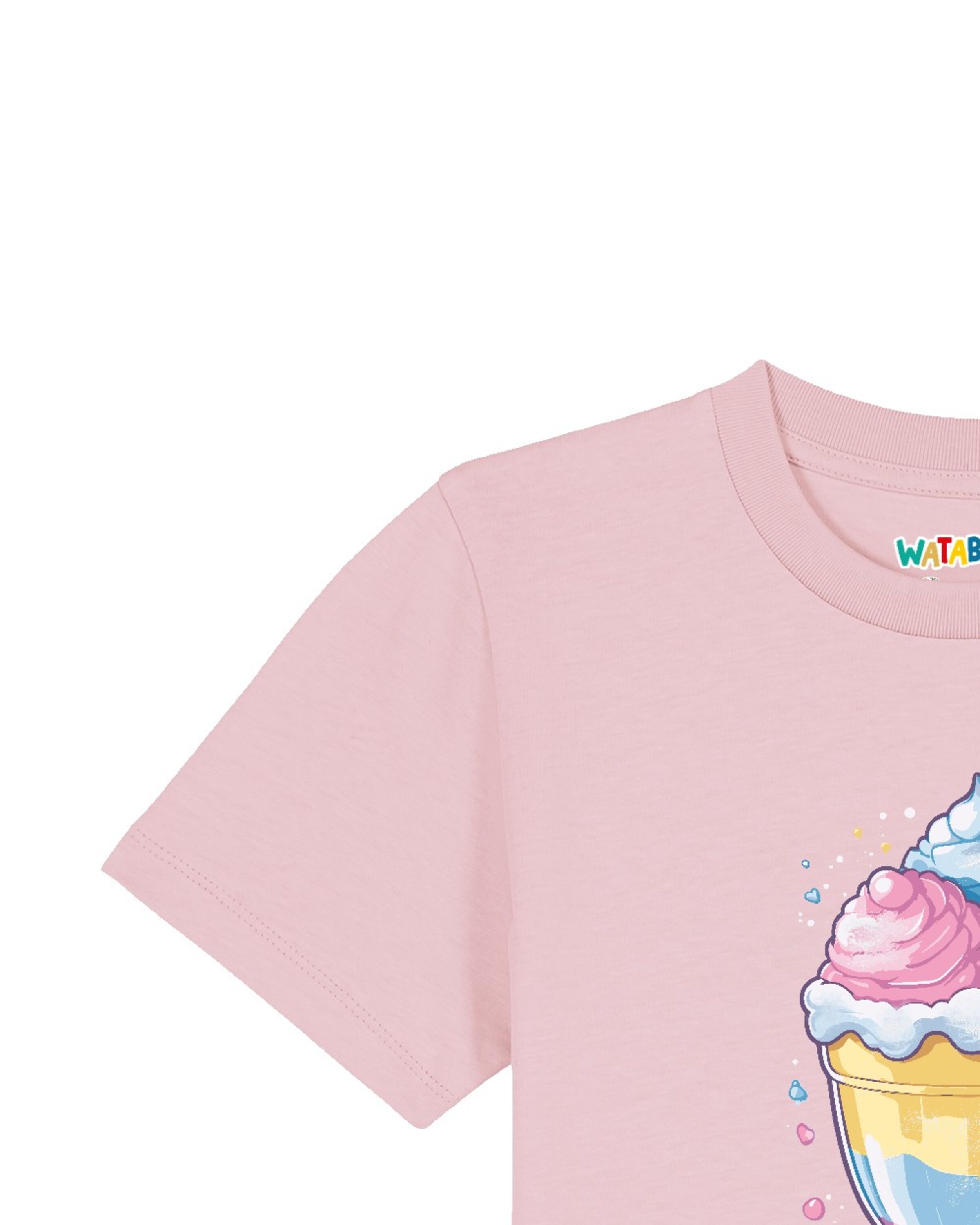 watabout.kids Shirt ' Eisbecher ' in Roze