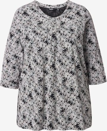 Ulla Popken Shirt in Black: front