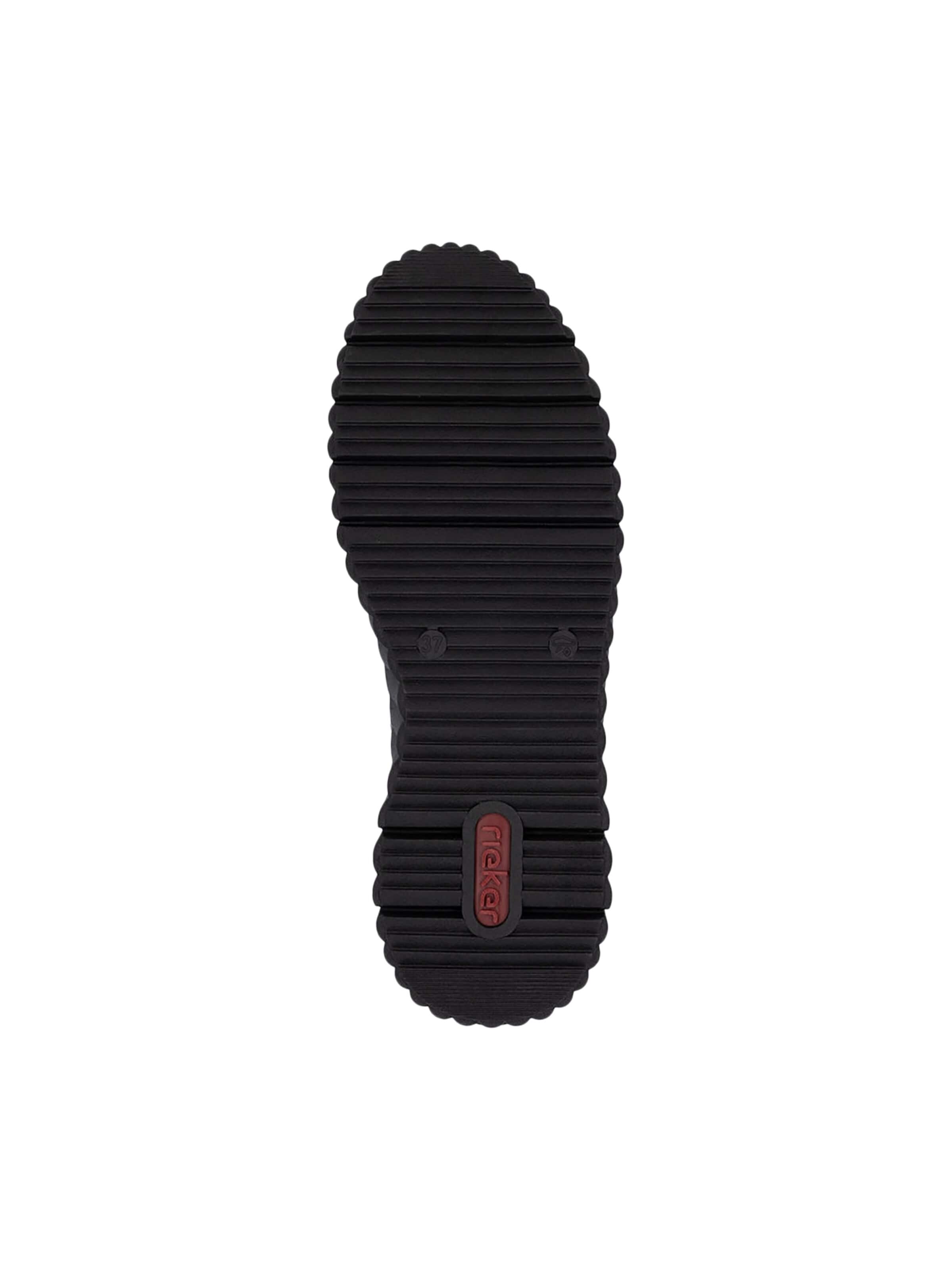 Chaussure de sport à lacets 'Lagro Low-Top-Sneaker aus Leder' Rieker en marron