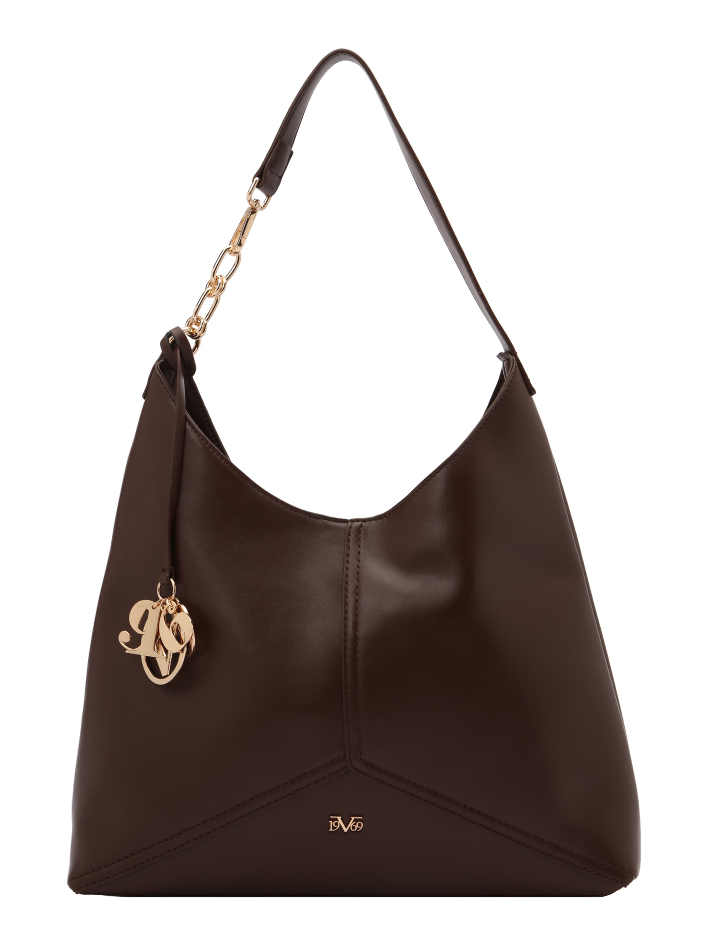 19V69 ITALIA Чанта за през рамо 'Campana' в кафяво: отпред