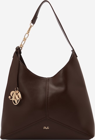 Sac bandoulière 'Campana' 19V69 ITALIA en marron : devant