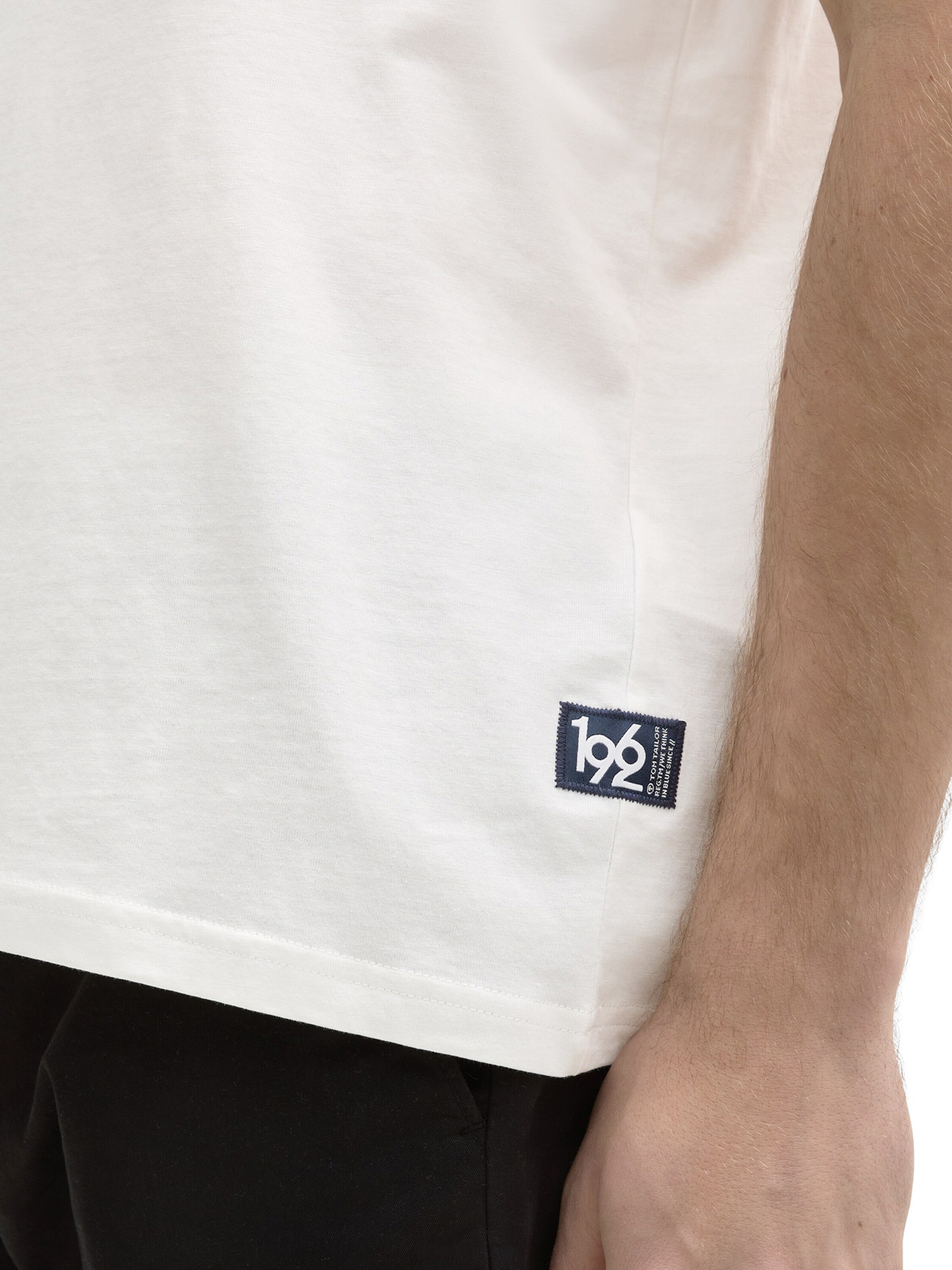 TOM TAILOR Tričko - Biela