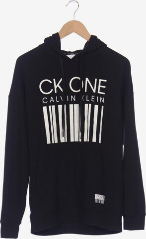 Calvin Klein Sweatshirt & Zip-Up Hoodie in S in Black: front