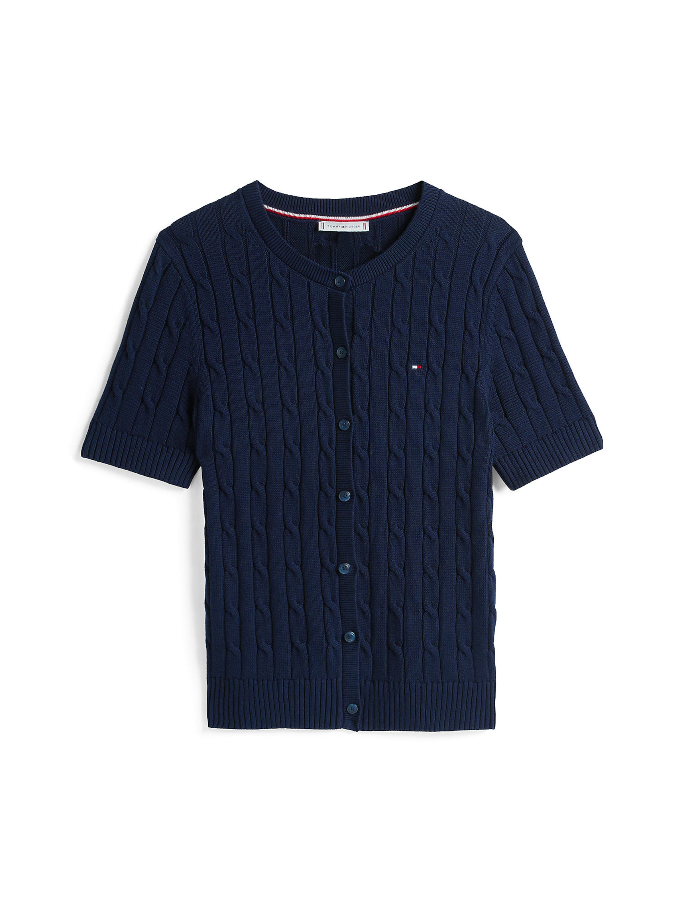 Cardigan TOMMY HILFIGER en bleu : devant