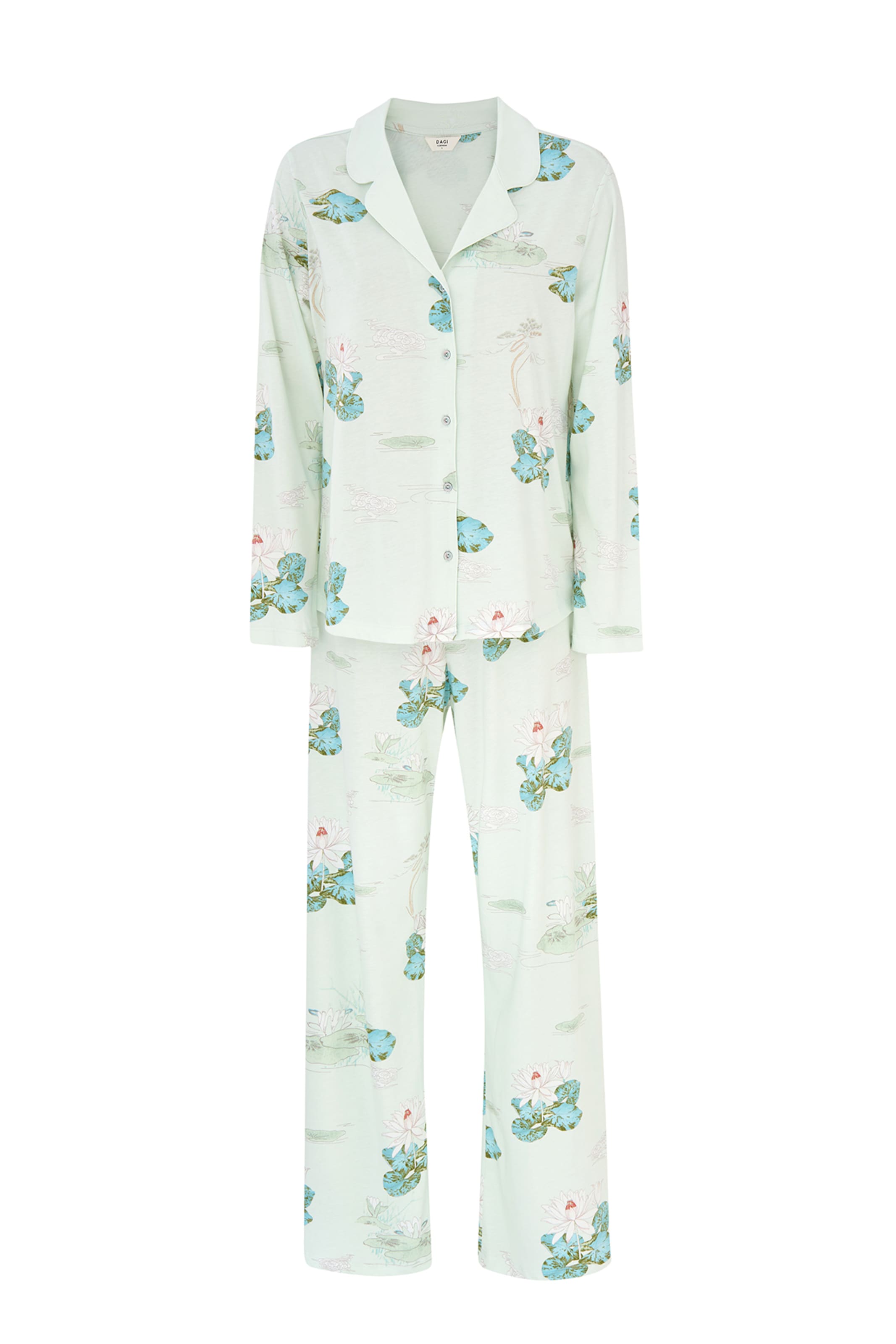 Dagi Пижама в Зеленый: спереди